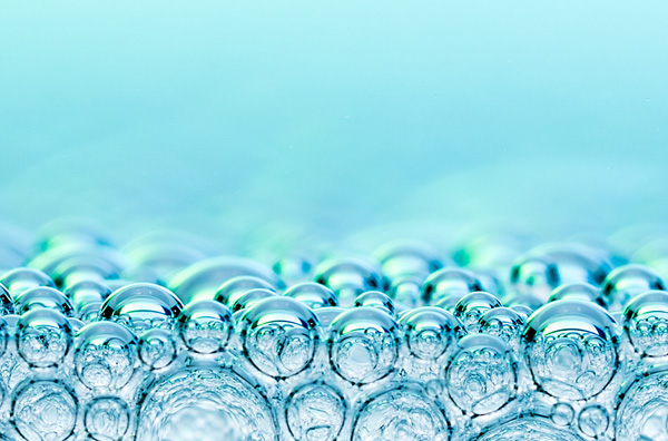 Macro photo from foam